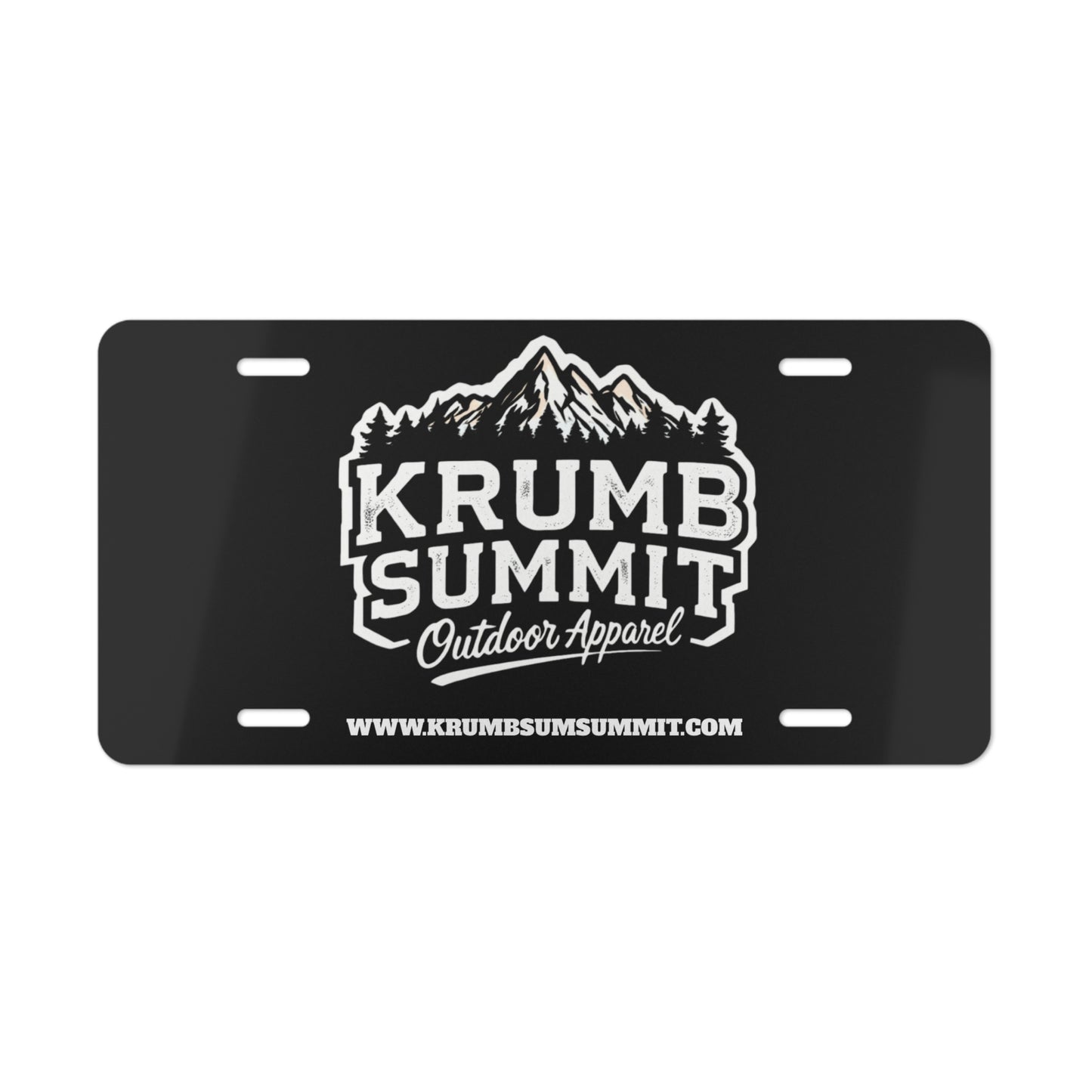Krumb Logo License Plate