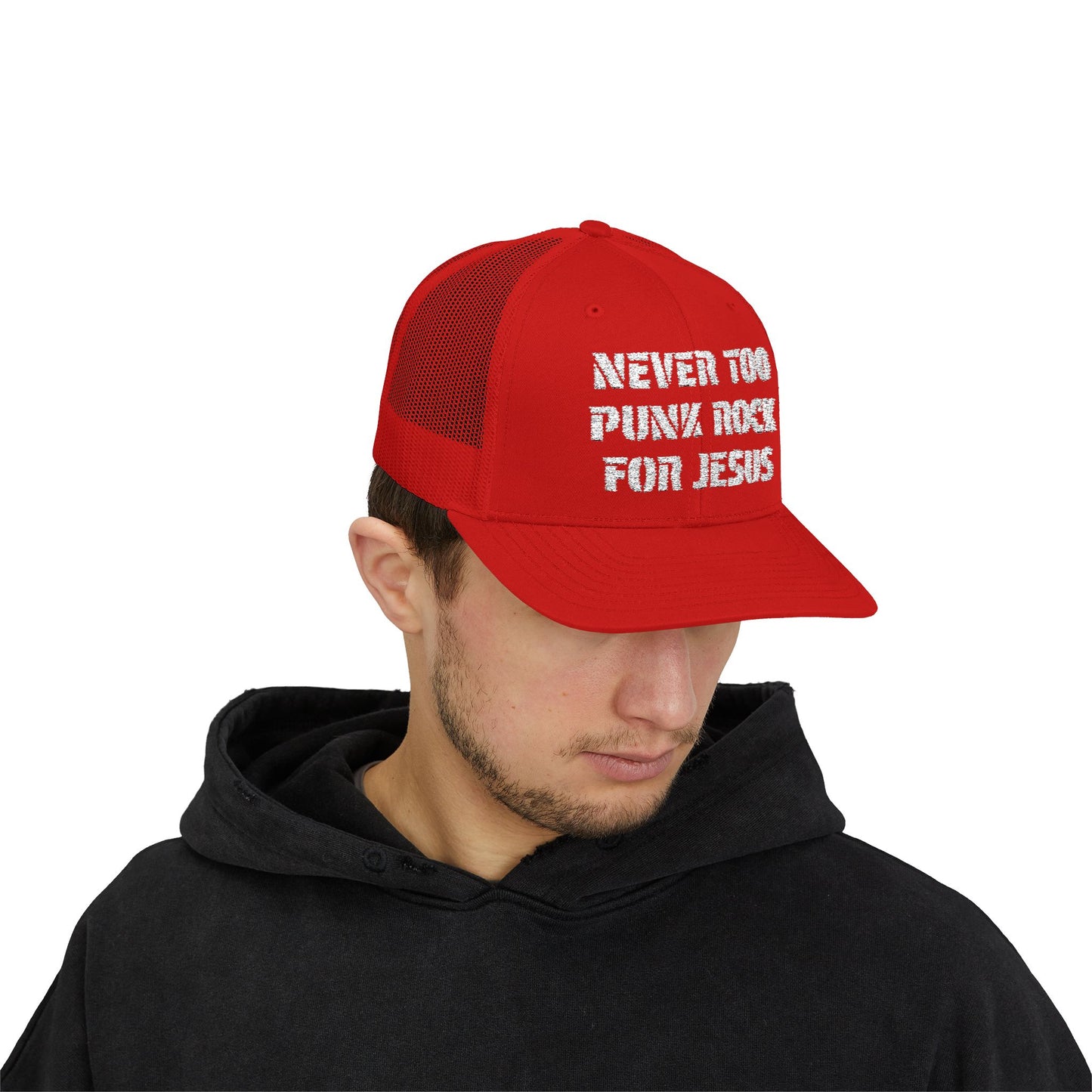 Never Too Punk Rock For Jesus Trucker