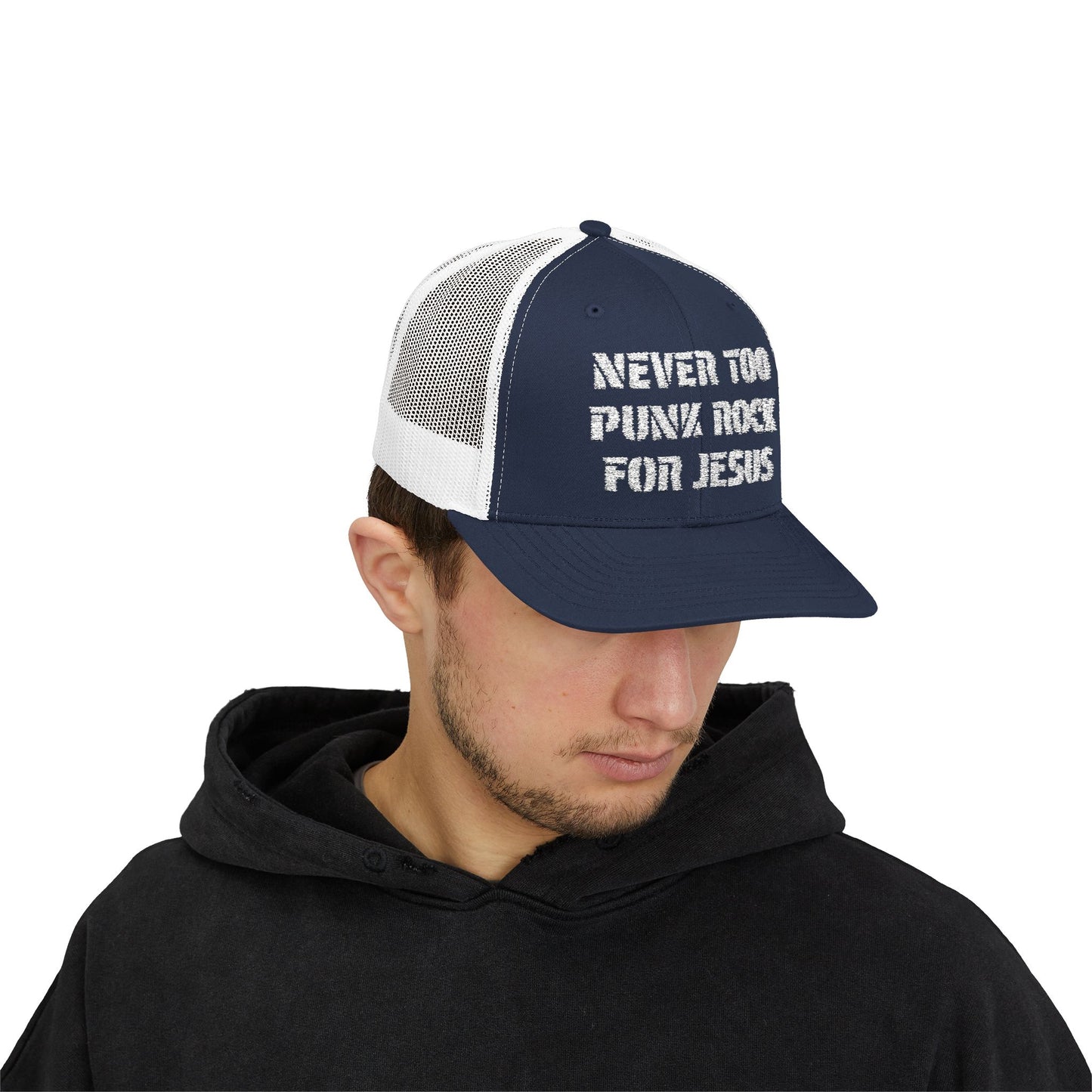 Never Too Punk Rock For Jesus Trucker