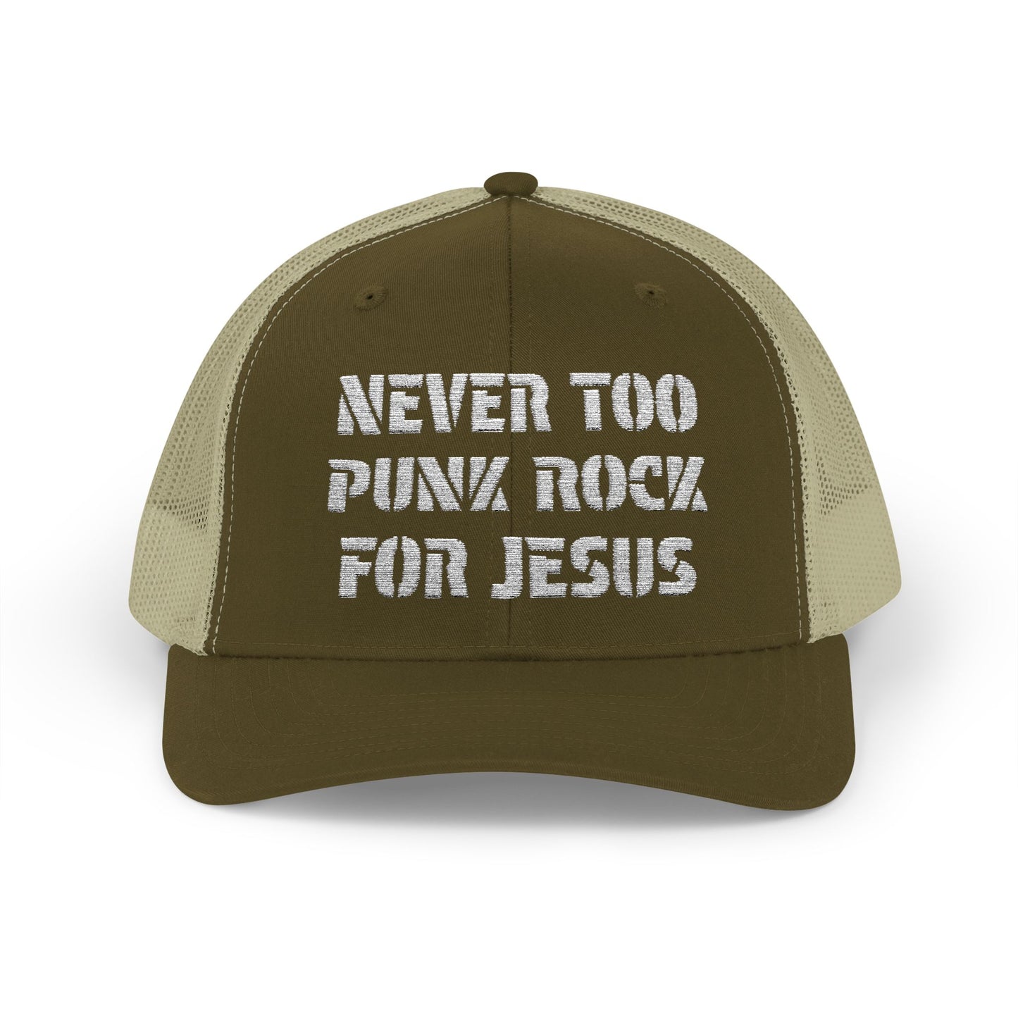 Never Too Punk Rock For Jesus Trucker