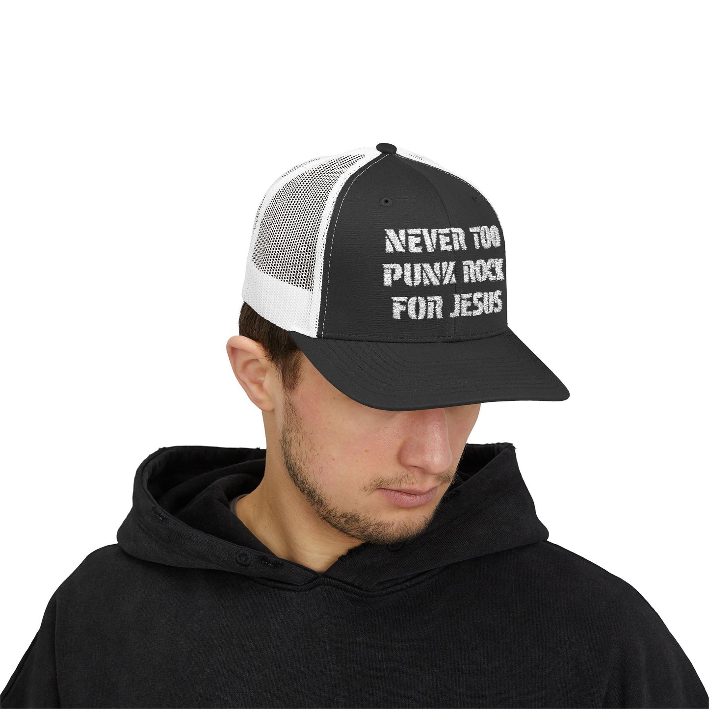 Never Too Punk Rock For Jesus Trucker
