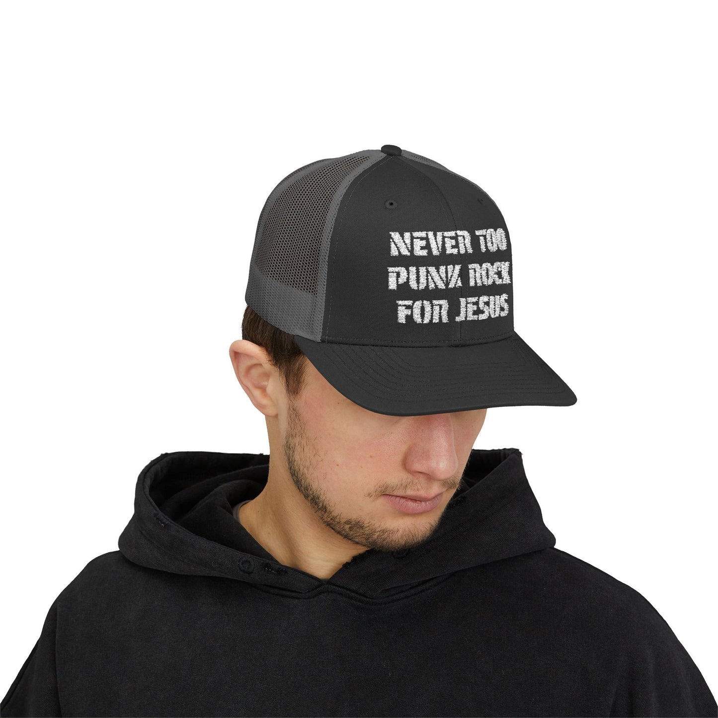 Never Too Punk Rock For Jesus Trucker