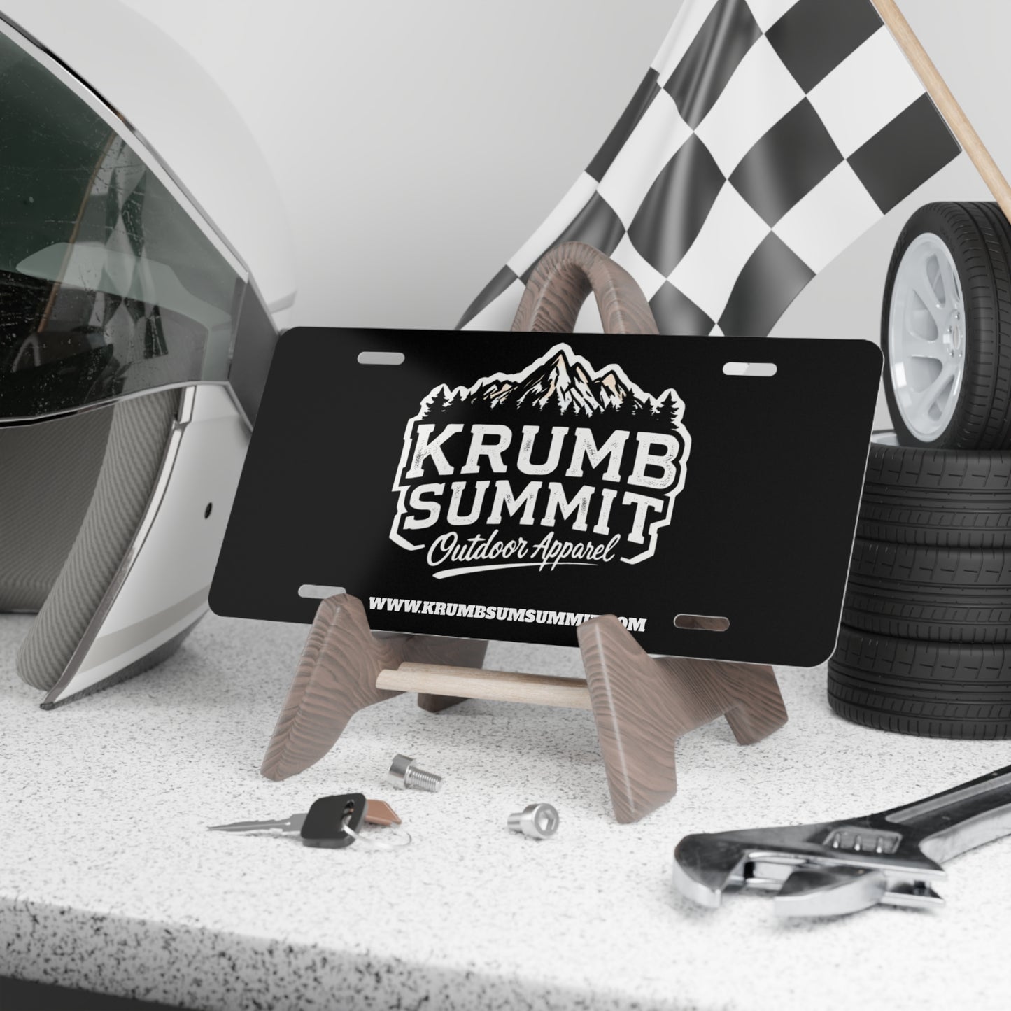 Krumb Logo License Plate