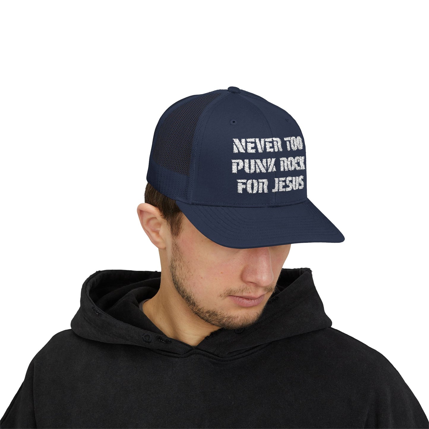 Never Too Punk Rock For Jesus Trucker