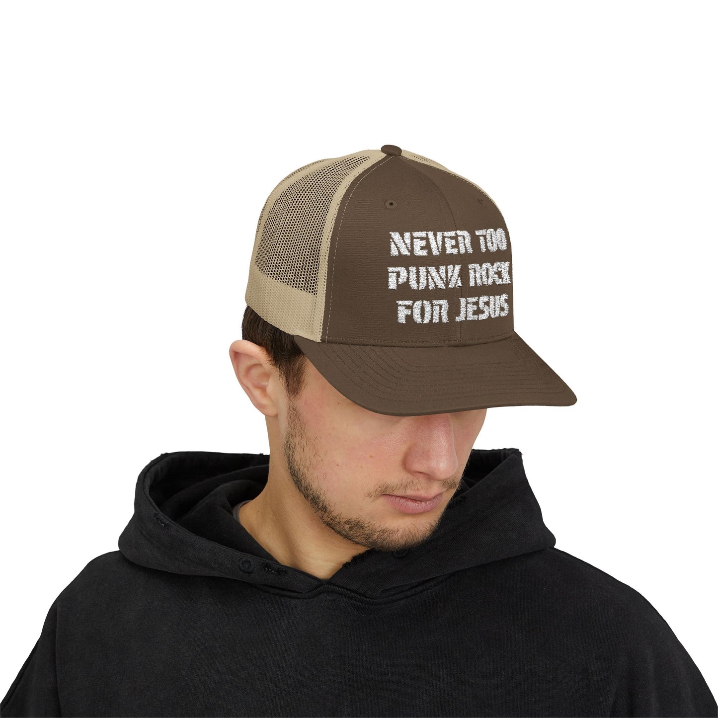 Never Too Punk Rock For Jesus Trucker
