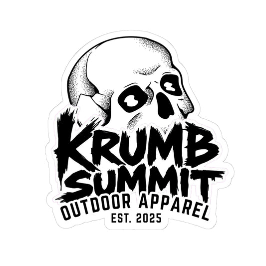 Krumb Summit Skull Die Cut Sticker
