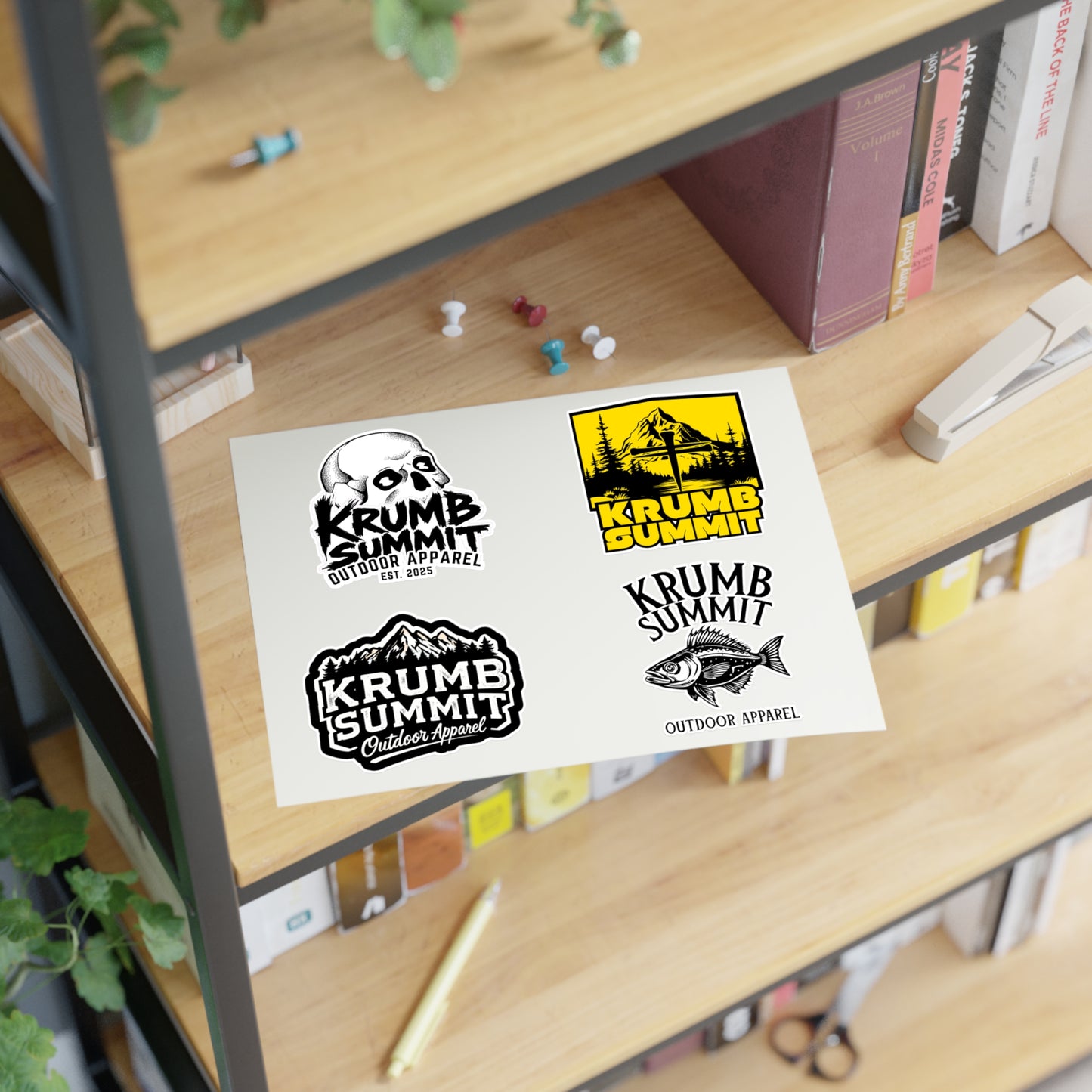 Assorted Krumb Summit Sticker Sheet