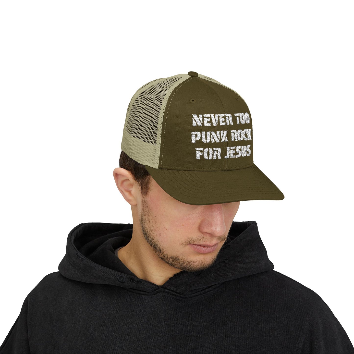 Never Too Punk Rock For Jesus Trucker