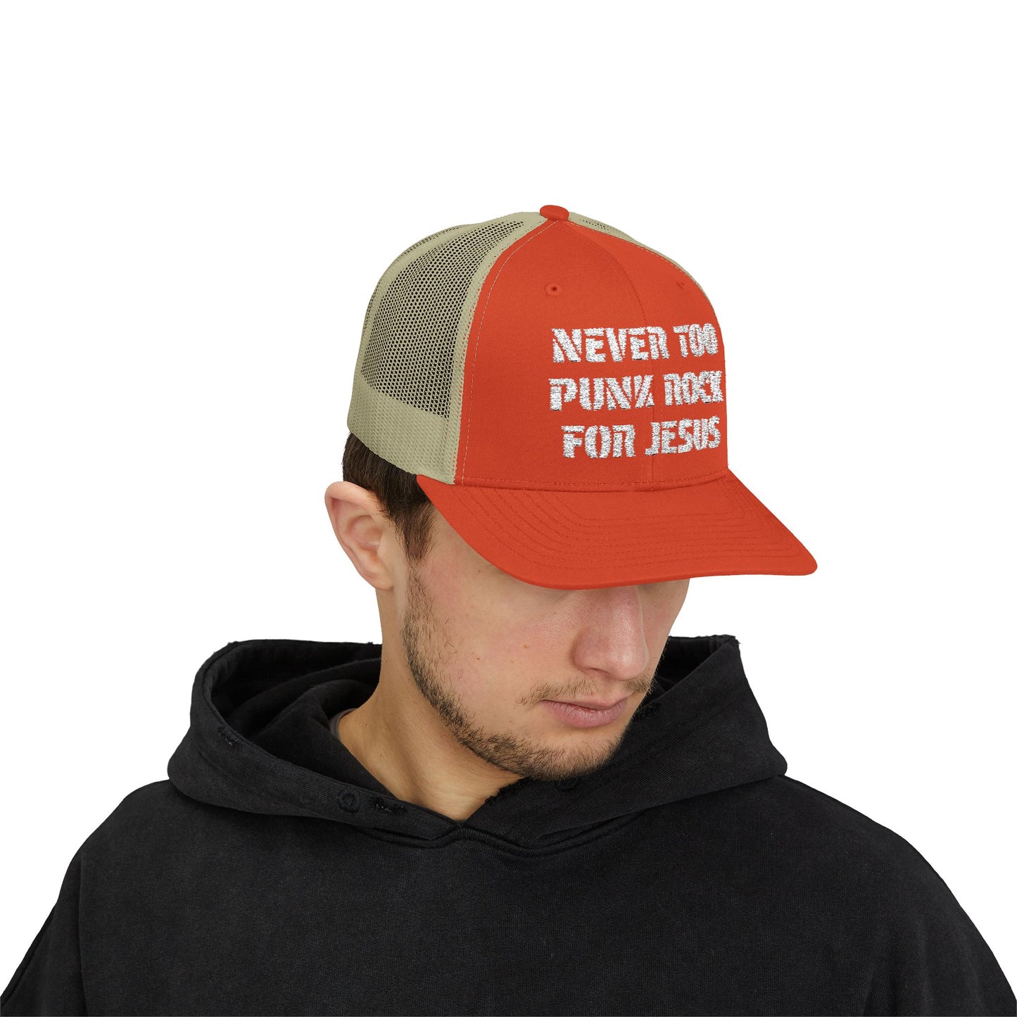 Never Too Punk Rock For Jesus Trucker
