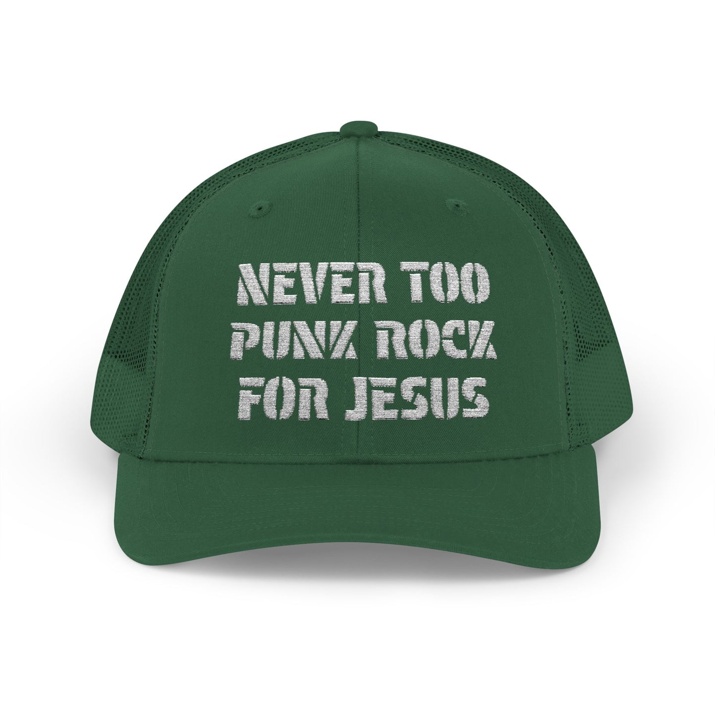 Never Too Punk Rock For Jesus Trucker