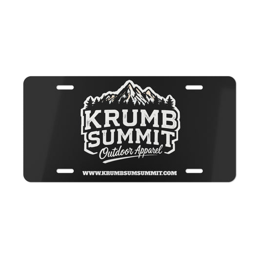 Krumb Logo License Plate
