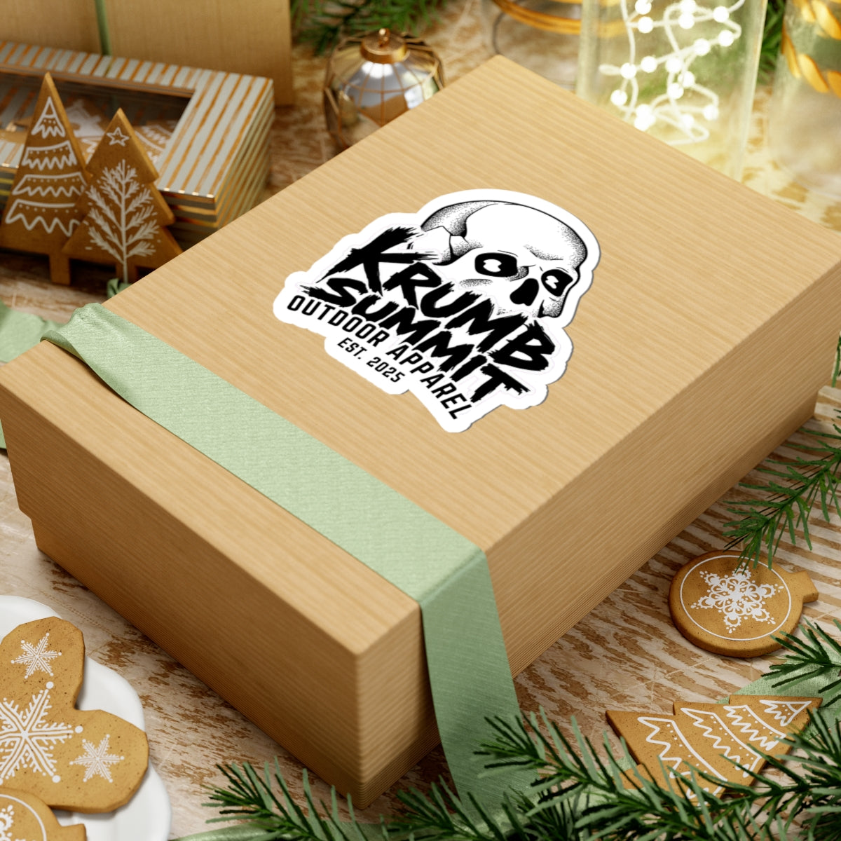 Krumb Summit Skull Die Cut Sticker