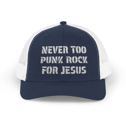 Never Too Punk Rock For Jesus Trucker
