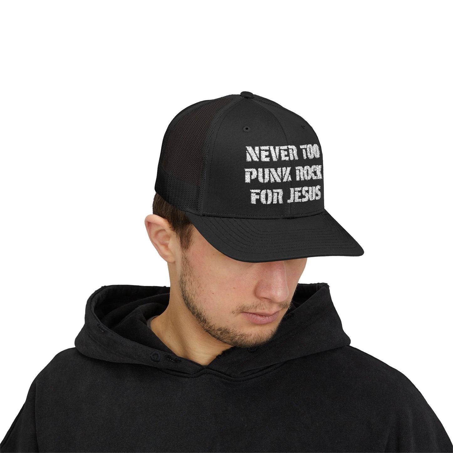 Never Too Punk Rock For Jesus Trucker