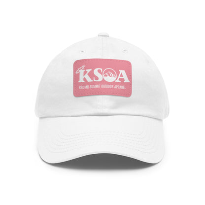 Krumb Dummit Leather Patch Dad/Mom Cap