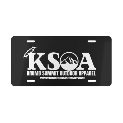 Krumb Logo License Plate