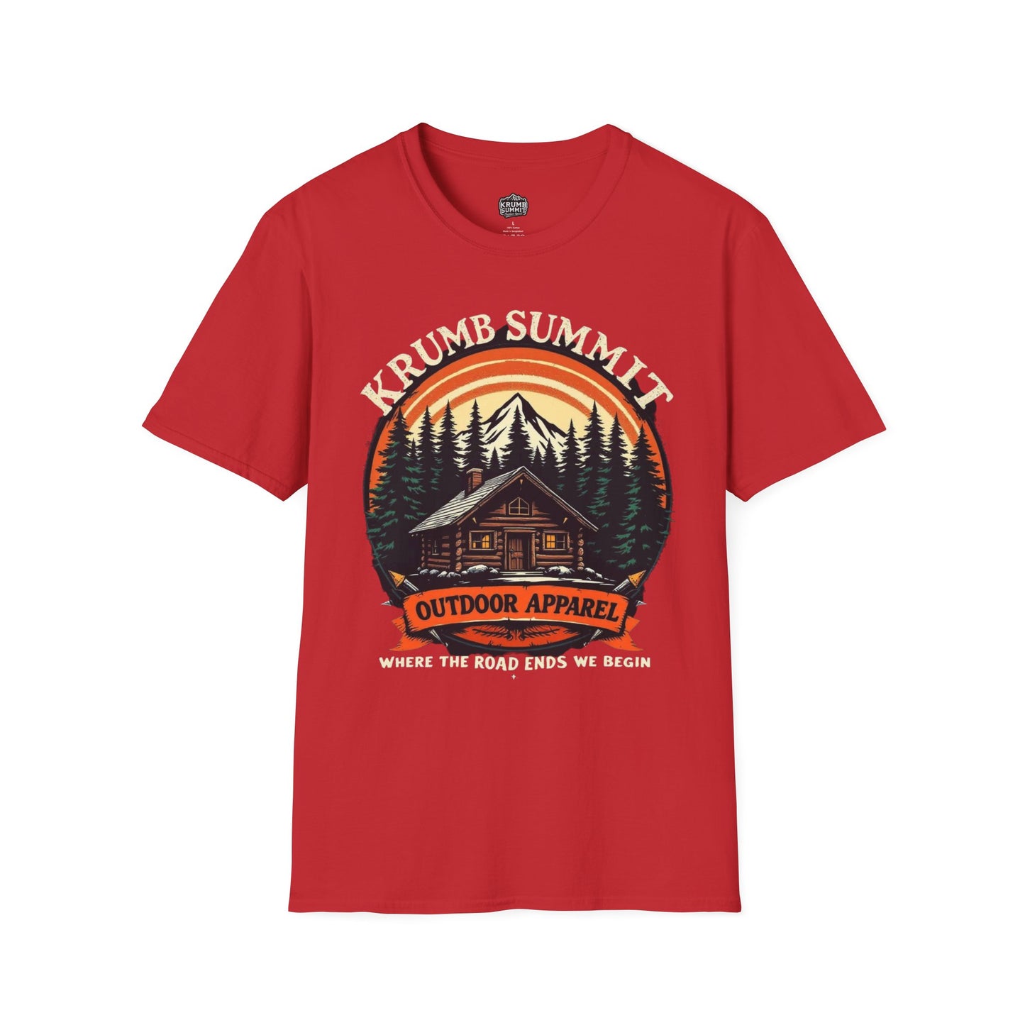 Krumb Summit LogCabin Unisex Tee