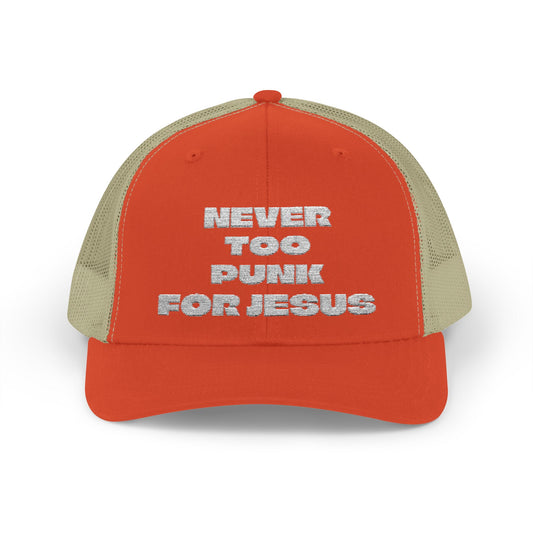Never Too Punk Rock For Jesus Trucker