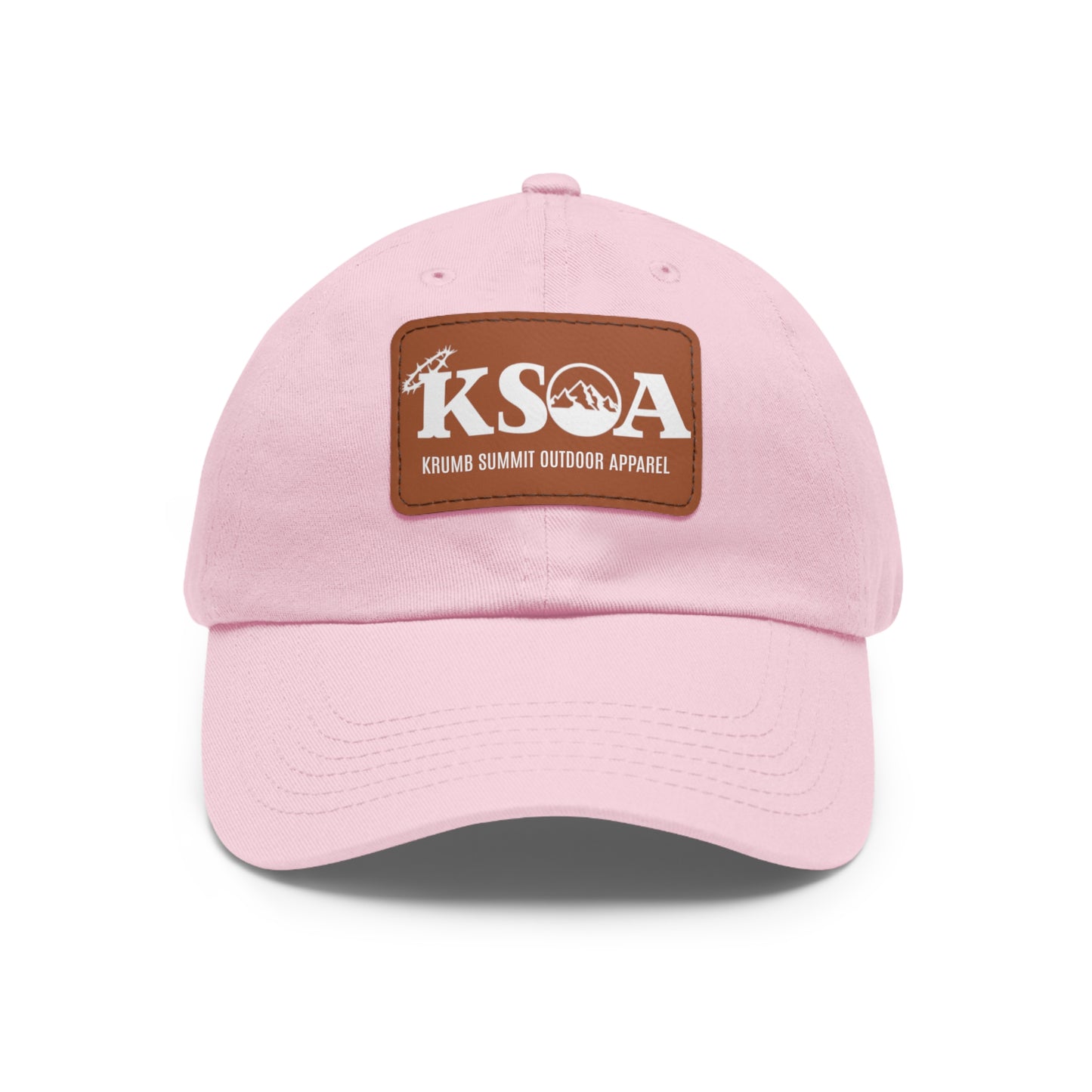 Krumb Dummit Leather Patch Dad/Mom Cap