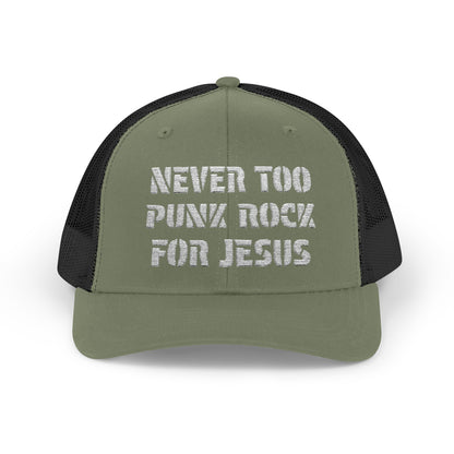 Never Too Punk Rock For Jesus Trucker