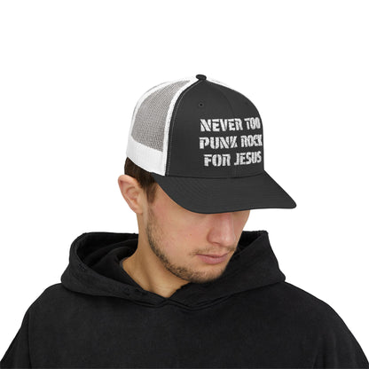 Never Too Punk Rock For Jesus Trucker