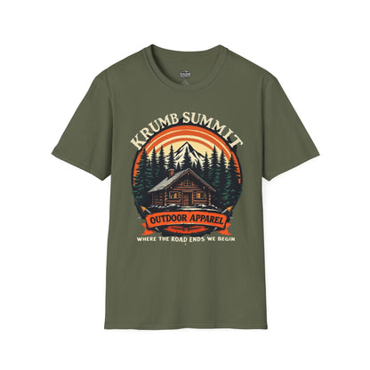 Krumb Summit LogCabin Unisex Tee