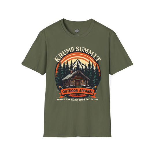 Krumb Summit LogCabin Unisex Tee