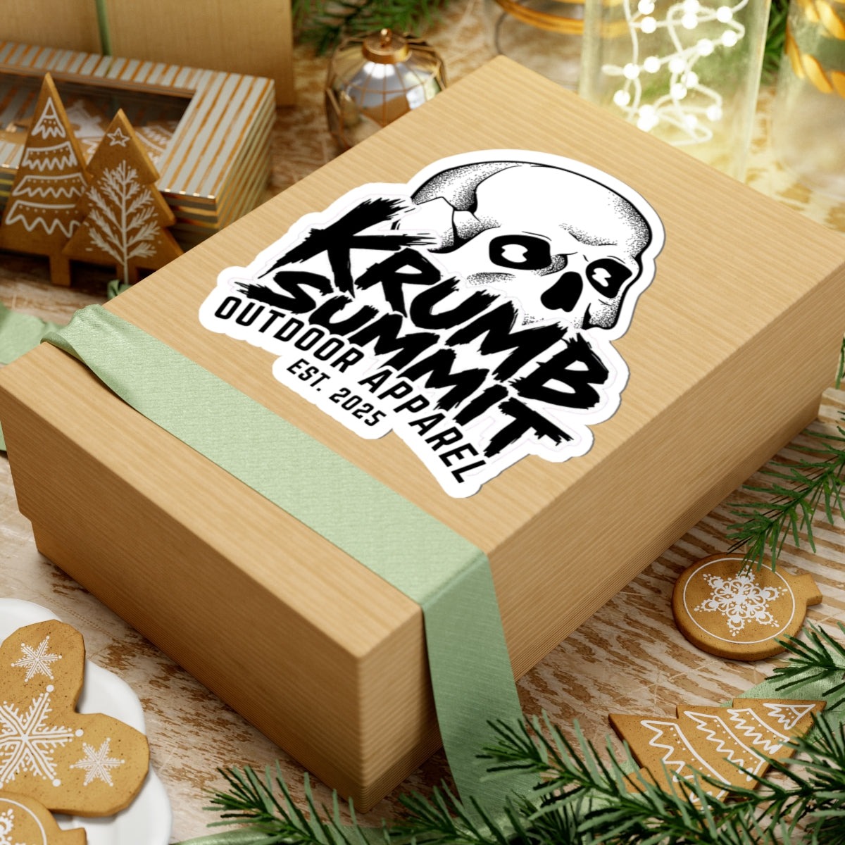 Krumb Summit Skull Die Cut Sticker