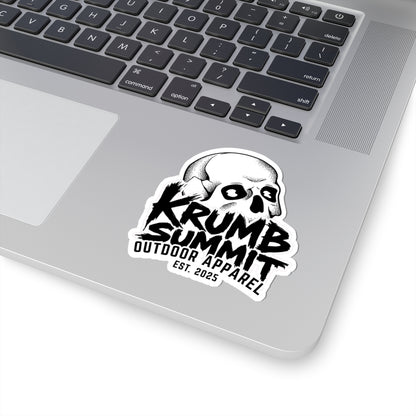 Krumb Summit Skull Die Cut Sticker