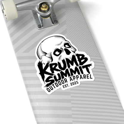 Krumb Summit Skull Die Cut Sticker
