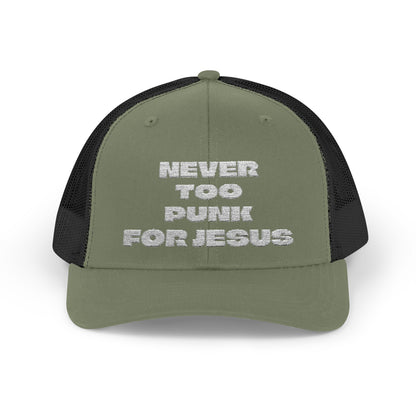 Never Too Punk Rock For Jesus Trucker