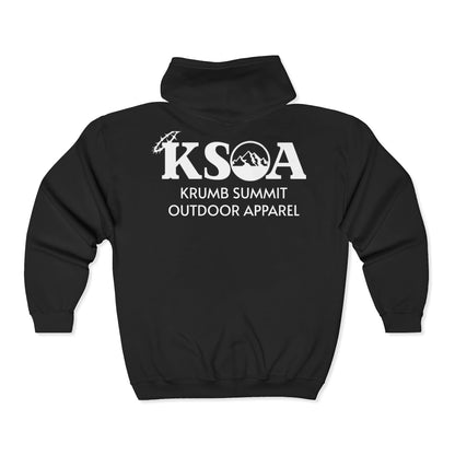 Hoodie Basic Krumb Summit Logo Full Zip Unisex Heavy Blend™ Sweatshirt