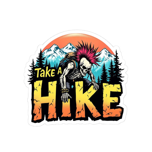 Take A Hike Sticker