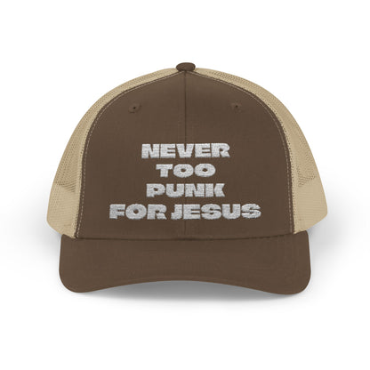 Never Too Punk Rock For Jesus Trucker