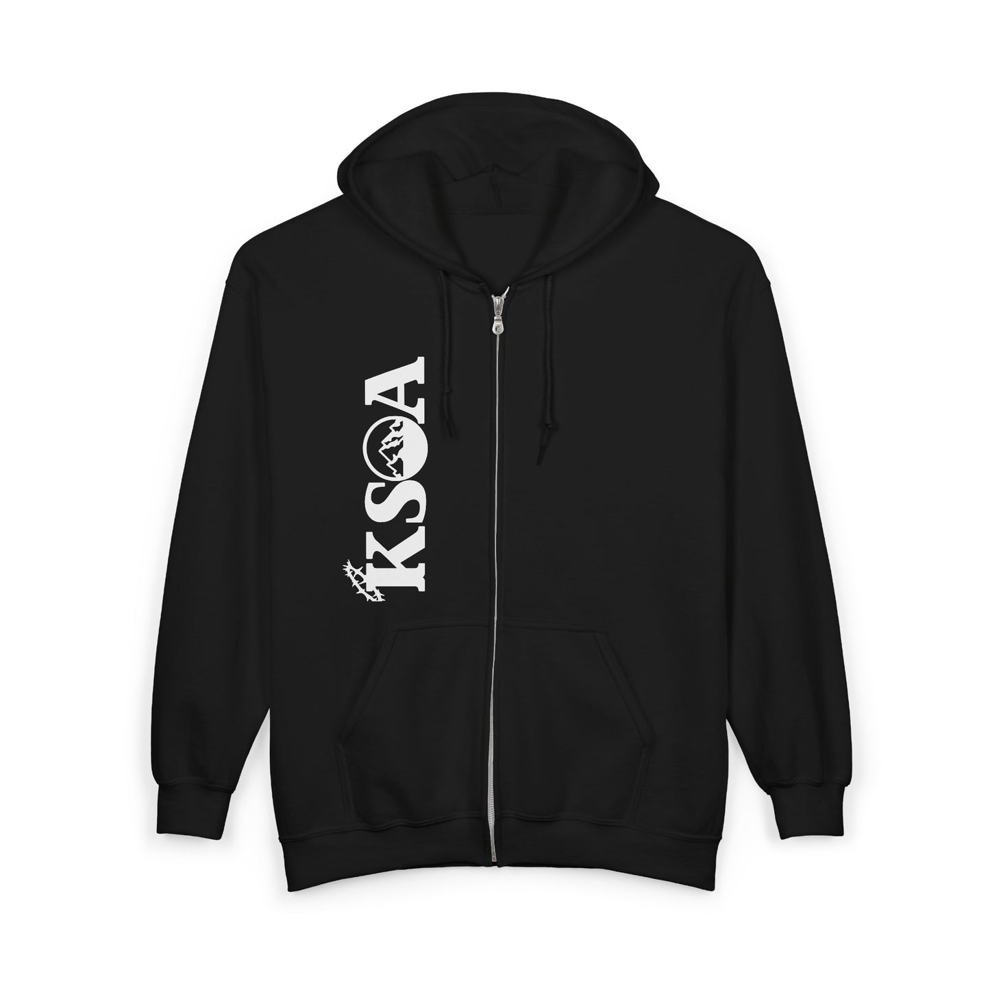 Hoodie Basic Krumb Summit Logo Full Zip Unisex Heavy Blend™ Sweatshirt