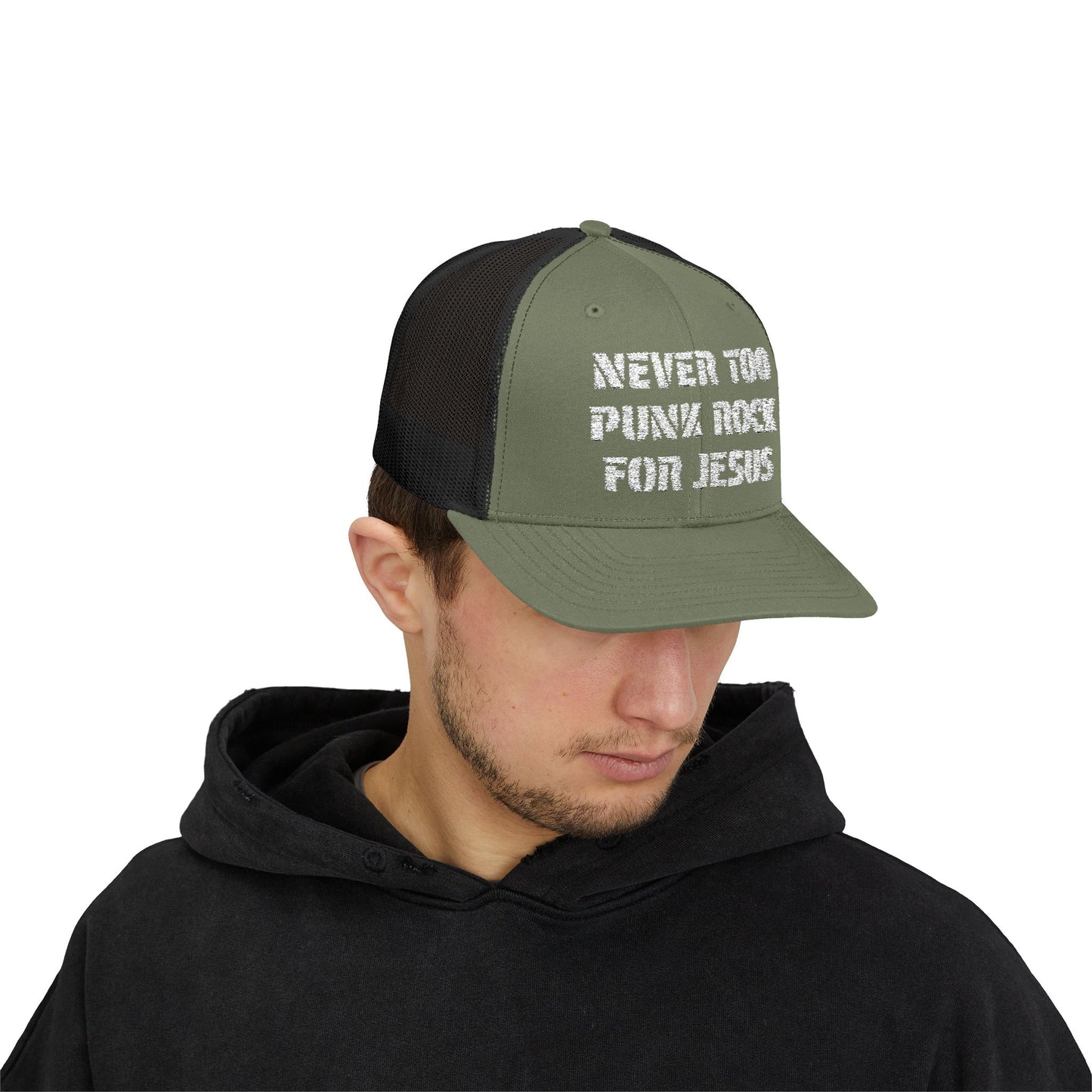 Never Too Punk Rock For Jesus Trucker